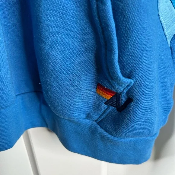 Aviator Nation Women’s Size Small Hooded Sweatshirt Hoodie Blue NWOT 2109 - Picture 2 of 8